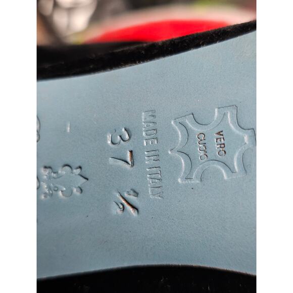 Paola Quadretti Firenze black Suede Pumps size 37.5 - Picture 9 of 9